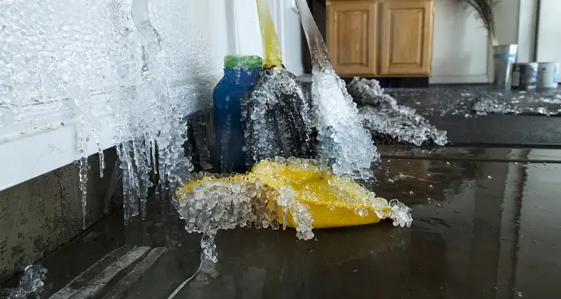 Frozen Pipe Burst Cleanup in Little Elm, TX